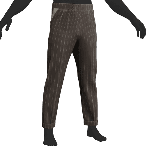 Mob Boss Pinstripe Trousers