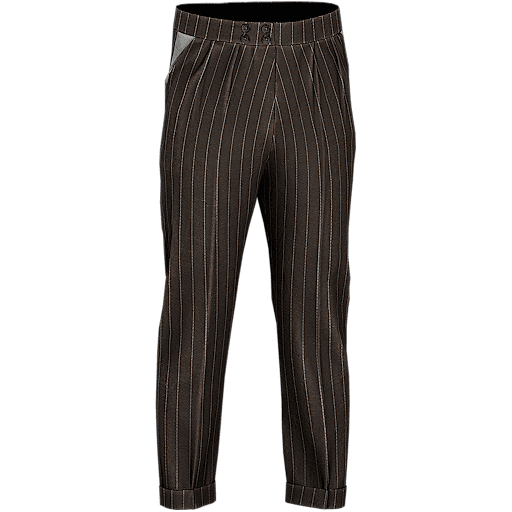 Mob Boss Pinstripe Trousers