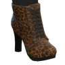 Leopard Print Heel Boots