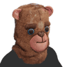 Valentines Bear Head 2025