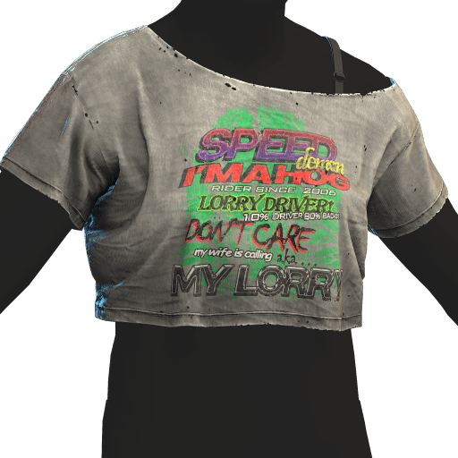 Vintage Design Crop Top